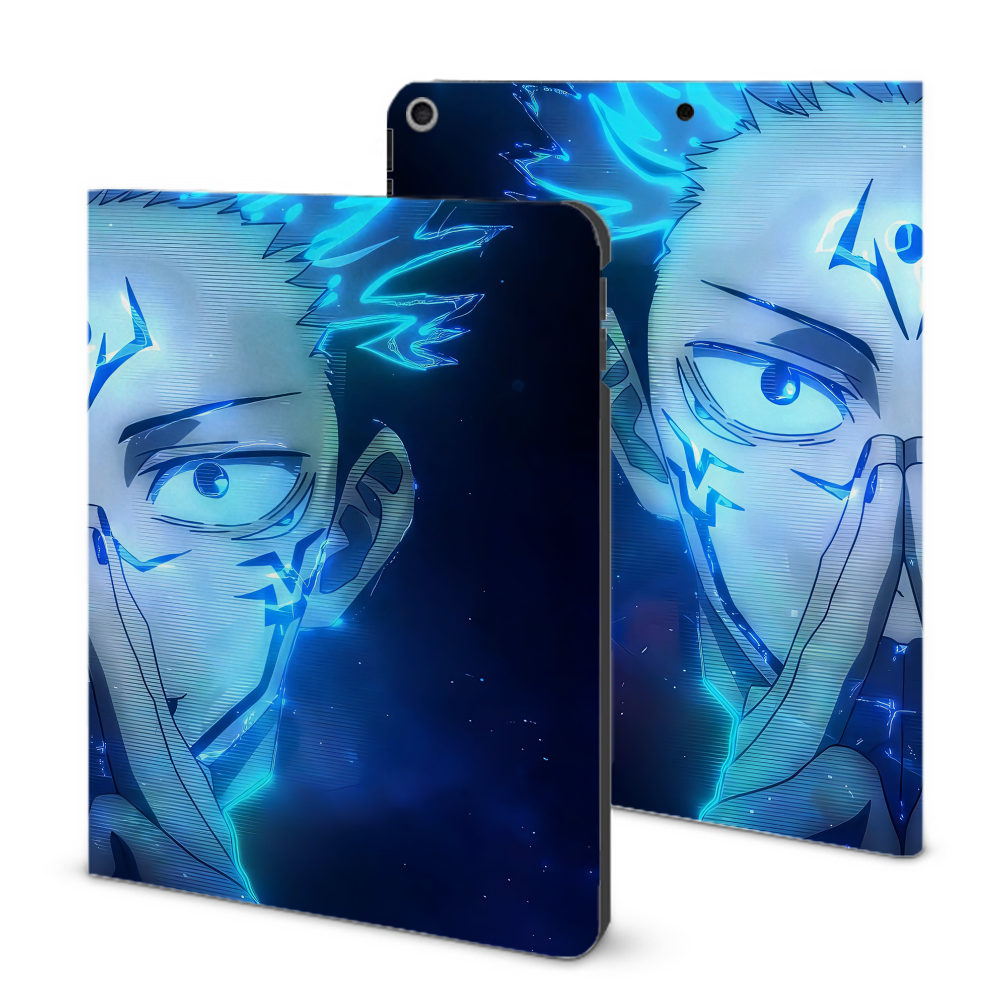 （画像用） 呪術廻戦 Jujutsu Kaisen IPad ケース ブック型 PUレザー TPU 耐衝撃 軽量 薄型 ペン収納なし 全面保護 IPad 各モデル対応